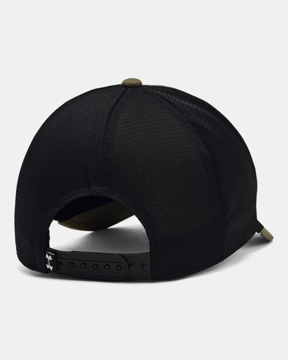 Men's UA Iso-Chill Armourvent™ Trucker Hat, Green, pdpMainDesktop image number 1